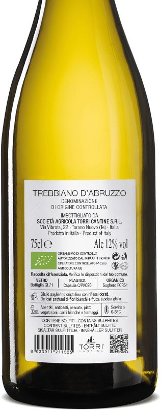 Torri 420 Trebbiano D'Abruzzo DOC 0,75L - immagine 2