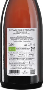 Alternative view of Torri Bakán Cerasuolo D'Abruzzo DOC 0,75L