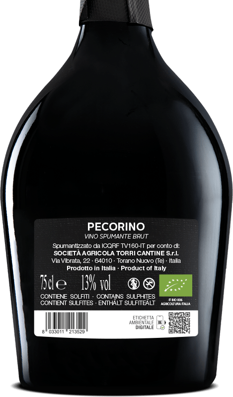 Torri Bakán Spumante Brut Pecorino 0,75L - immagine 2