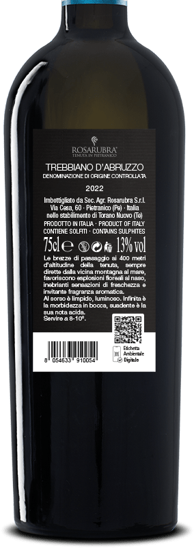 Rosarubra Trebbiano D'Abruzzo DOC 0,75L - immagine 2