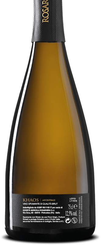 Rosarubra Khaos Pinot grigio spumante brut 0,75L - immagine 2