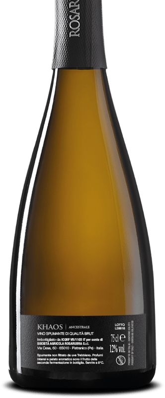 Rosarubra KHAOS Spumante Ancestrale Trebbiano 0,75L - immagine 2