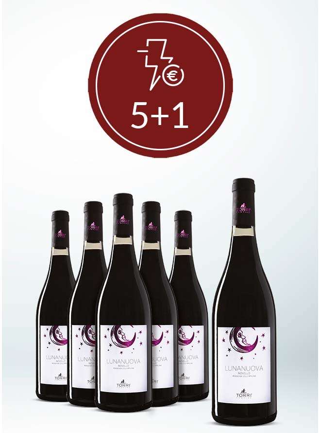 5+1 Omaggio - Vino Novello "Lunanuova" 0,75L